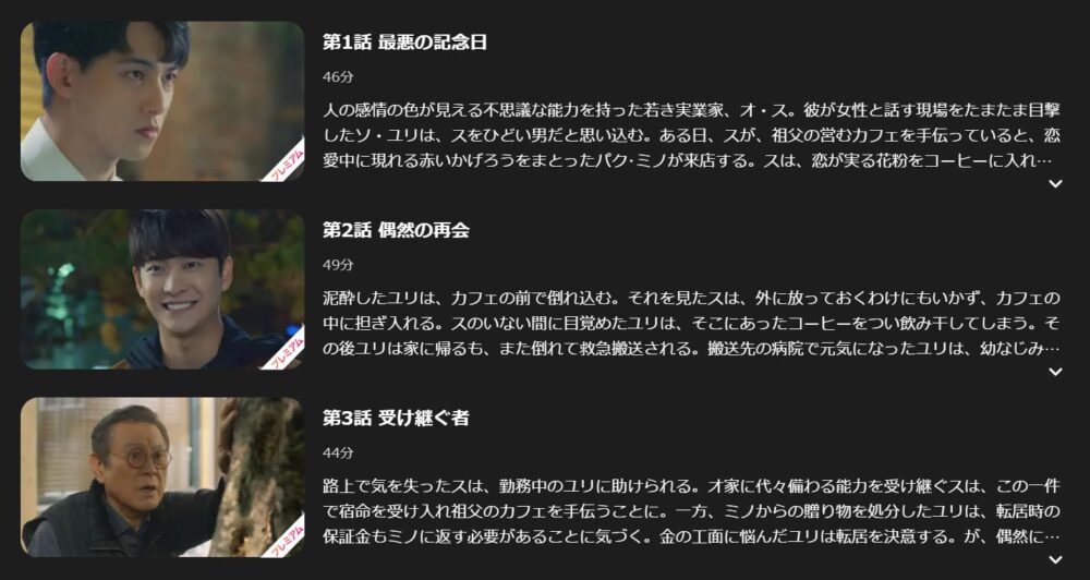 私が恋した男オ・ス　Lemino　話数